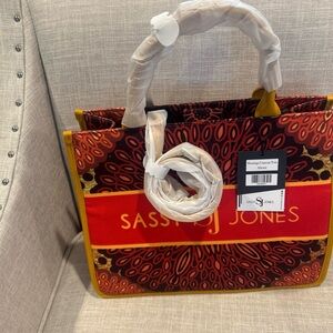 Sassy Jones Abena Montego Canvas Tote